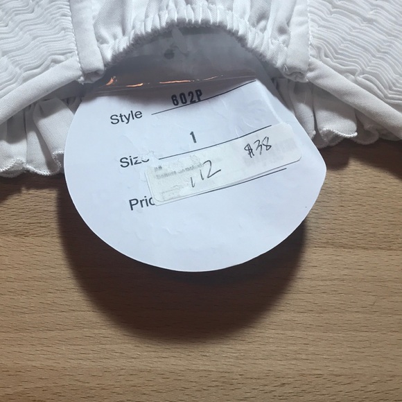 Sarah Louise White Bonnet NWT - Picture 3 of 3